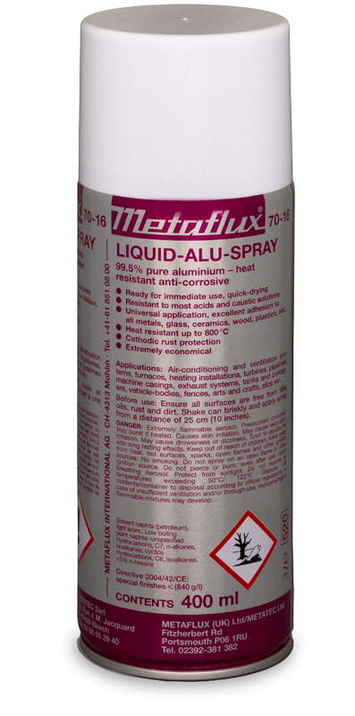 70-42 Alu-Zinc Spray Metaflux Corrosion Proof Repair Galvanized Surfaces  Quick Drying Restores Luster Maintains Appearance (1)