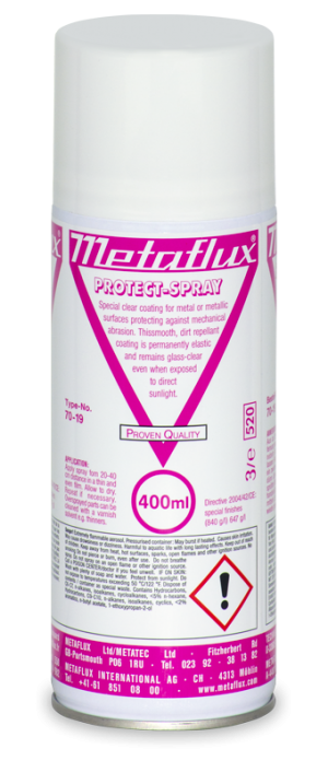 70-19-protect-spray metaflux transparent coating repels dirt||